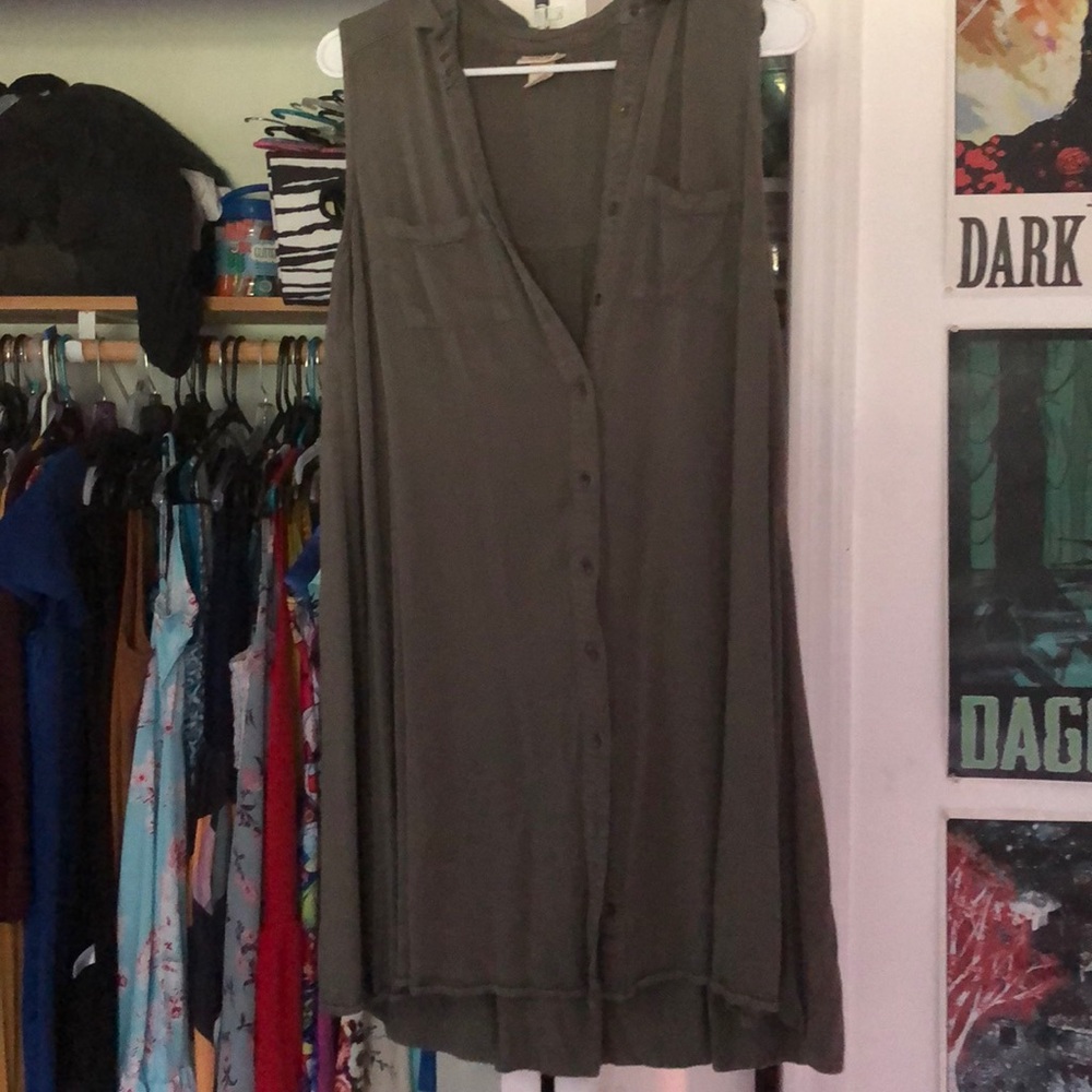 Button down dress